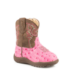 Infant's Cowbabies Annabelle Ostrich Boot - Roper