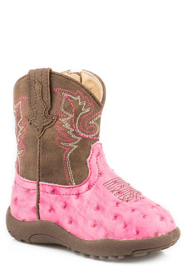 Infant's Cowbabies Annabelle Ostrich Boot - Roper