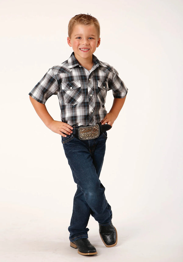 Boy's Plaid Shirt - Roper