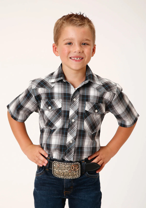 Boy's Plaid Shirt - Roper