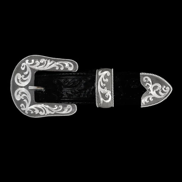 The Black River Buckle Set - Vogt Silversmiths