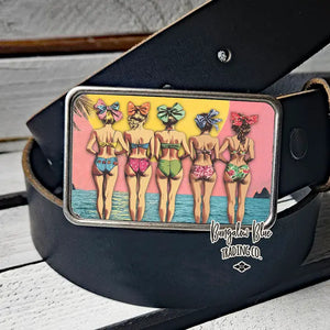 Girls of Summer Belt Buckle - Bungalow Blue Trading Co