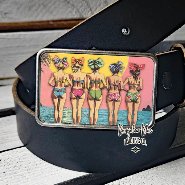 Girls of Summer Belt Buckle - Bungalow Blue Trading Co