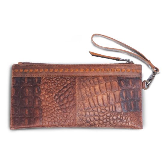 Catalina Croc Clutch Wallet - STS Ranchwear