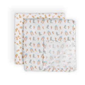 Howdy Partner Swaddle Blanket Set - JuJuBe