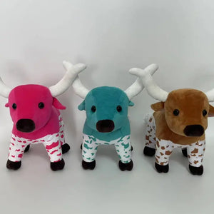Longhorn Two-tone Plush Toy - Farm Pals