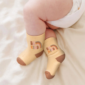 Baby Socks Trio Be Kind Rainbows - JuJuBe
