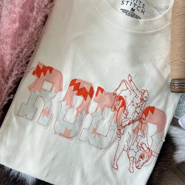 Rodeo Applique Tee - The White Stitch