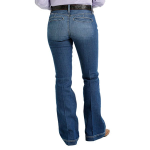 Women's Lynden Medium Stone Jeans - Cinch