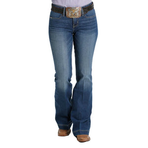 Women's Lynden Medium Stone Jeans - Cinch