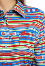 Women's Bright Serape Aztec Shirt - Cinch