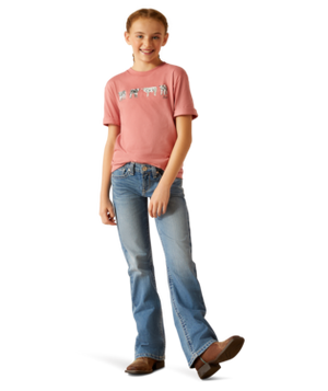 Girl's Mini Cow Squad T-Shirt - Ariat
