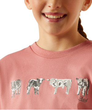 Girl's Mini Cow Squad T-Shirt - Ariat