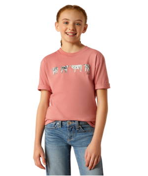 Girl's Mini Cow Squad T-Shirt - Ariat