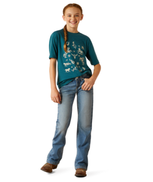 Girl's Sketch Pad Western T-Shirt - Ariat