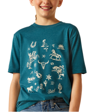 Girl's Sketch Pad Western T-Shirt - Ariat