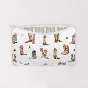 Thunderbird Boots Neutral Makeup Bag - Ida Mae Home