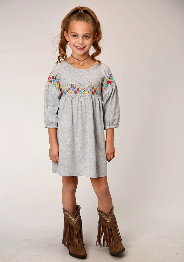 Girl's Embroidered Dress - Roper