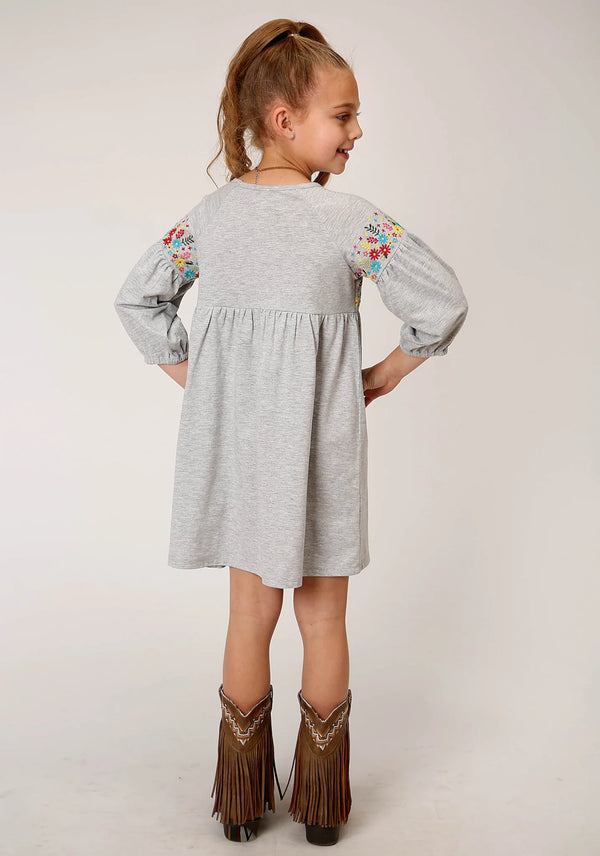 Girl's Embroidered Dress - Roper