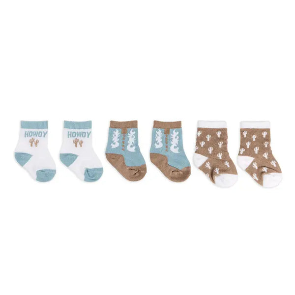 Baby Socks Trio Howdy Partner - JuJuBe