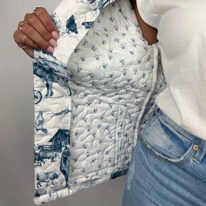 Aledo Toile Quilted Jacket - Ida Mae Home
