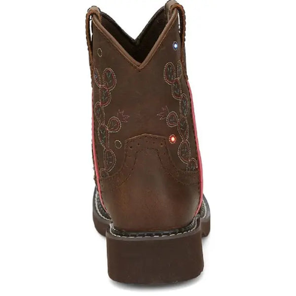 Girl's Glitz Brown Western Boot - Justin Boots