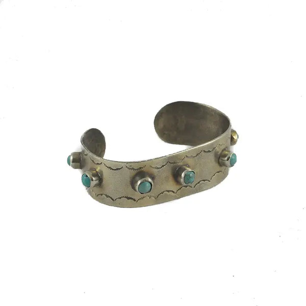 7 Stone Bracelet - J. Alexander Rustic Silver