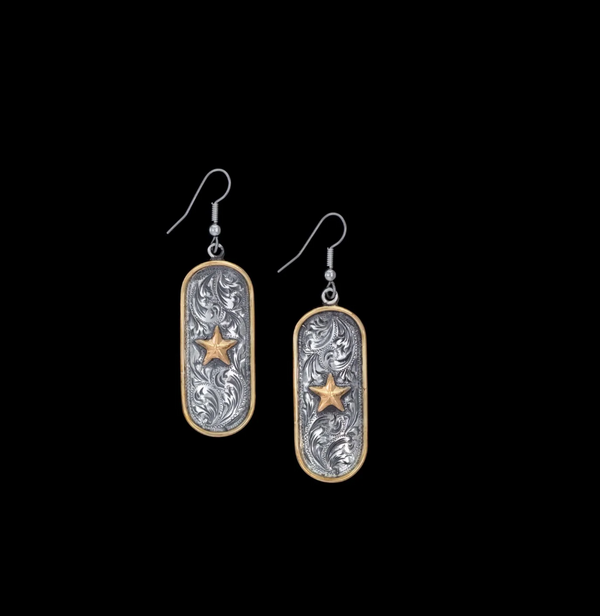 The Grand Star Earrings - Vogt Silversmiths