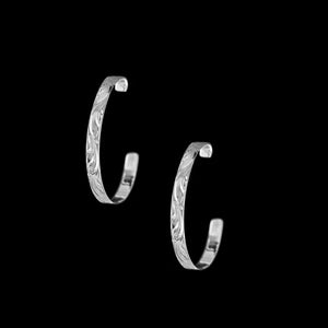 The Clara Countryside Hoop - Vogt Silversmiths