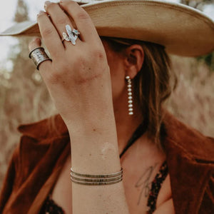 The Sterling Rein Earrings - Vogt Silversmiths