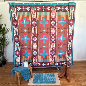 Earthwork Shower Curtain - Fringe Scarves