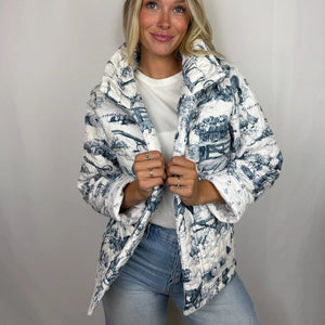 Aledo Toile Quilted Jacket - Ida Mae Home