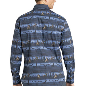 Men's Longhorn Cowboy Shirt - Rock & Roll Denim