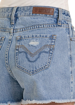 Women's Classic Distressed Shorts - Rock & Rock