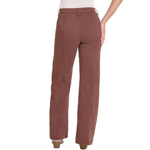 Women's High rise Bareback Wide Leg Jeans - Rock & Roll Demim