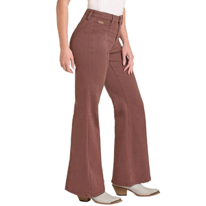 Women's High rise Bareback Wide Leg Jeans - Rock & Roll Demim