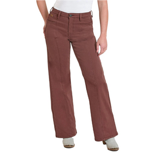 Women's High rise Bareback Wide Leg Jeans - Rock & Roll Demim