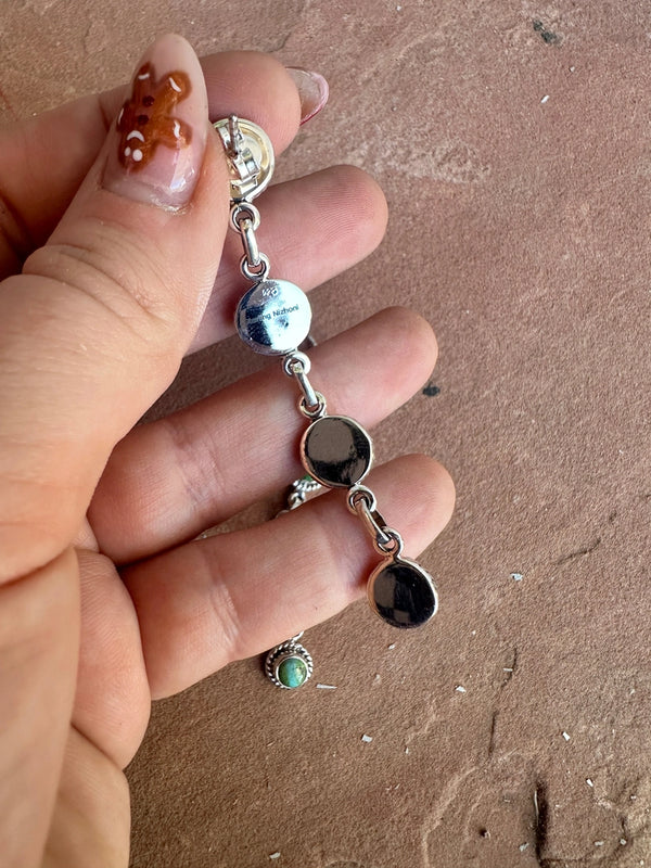 Sonoran Mountain Turquoise Dangle Earrings - Nizhoni Traders LLC