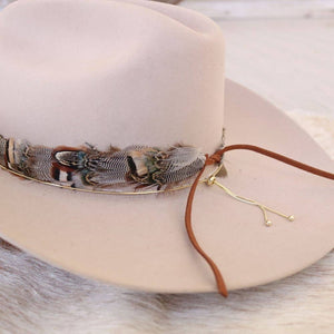 Gold Plated Snake Chain Hat Band - Willow Lane Hat Co.