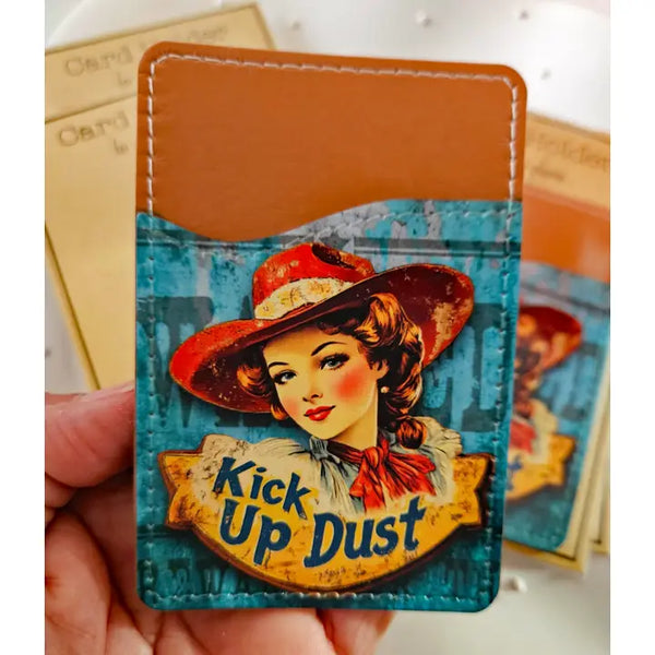 Kick Up Dust Phone Card Holder - Bungalow Blue Trading Co