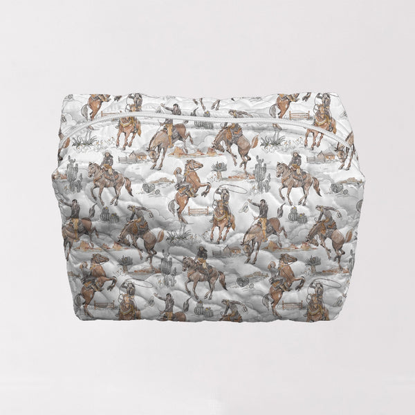 Birdie Cowgirl Neutral Makeup Bag - Ida Mae Home