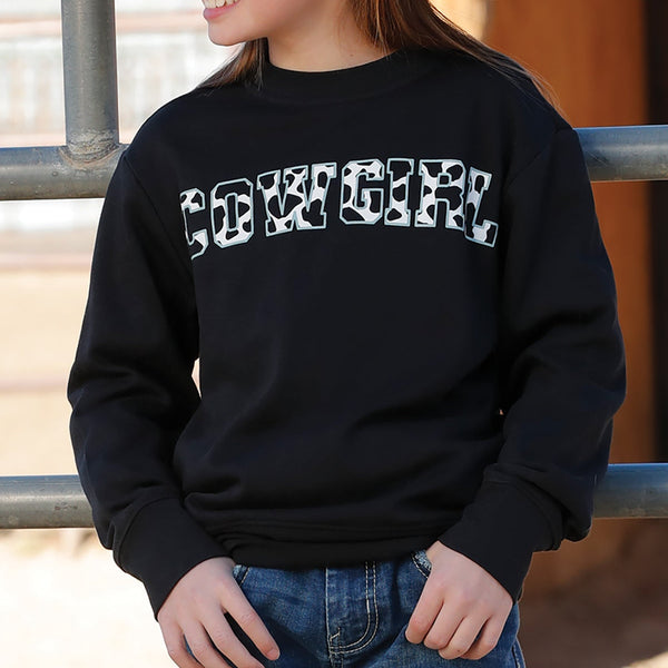 Girl's Cowgirl Sweat Shirt - Cruel Girl