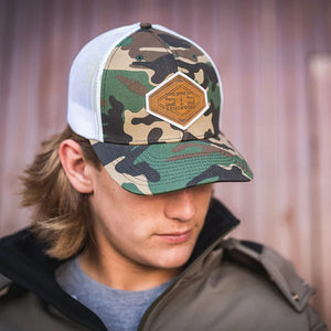 STS REANCHWEAR Brwn Lin. Diamond Cap