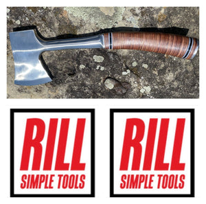 Full Metal Jacket Axe with Sheath - Rill Simple Tools