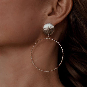 The Starburst Hoops - Vogt Silversmiths