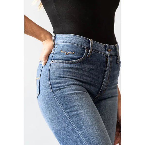 Women's Jennifer Mid Wash Jeans - Kimes Ranch