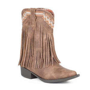 Girl's Boots with Fringe - Roper