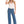 Women's Belted Relaxed Wide Leg Jeans - Rock & Roll Demin