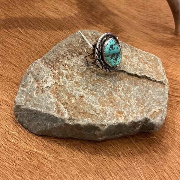 Antique Large Turquoise Ring