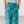 Women's Printed Teal High Rise Pants - Lucky & Blessed
